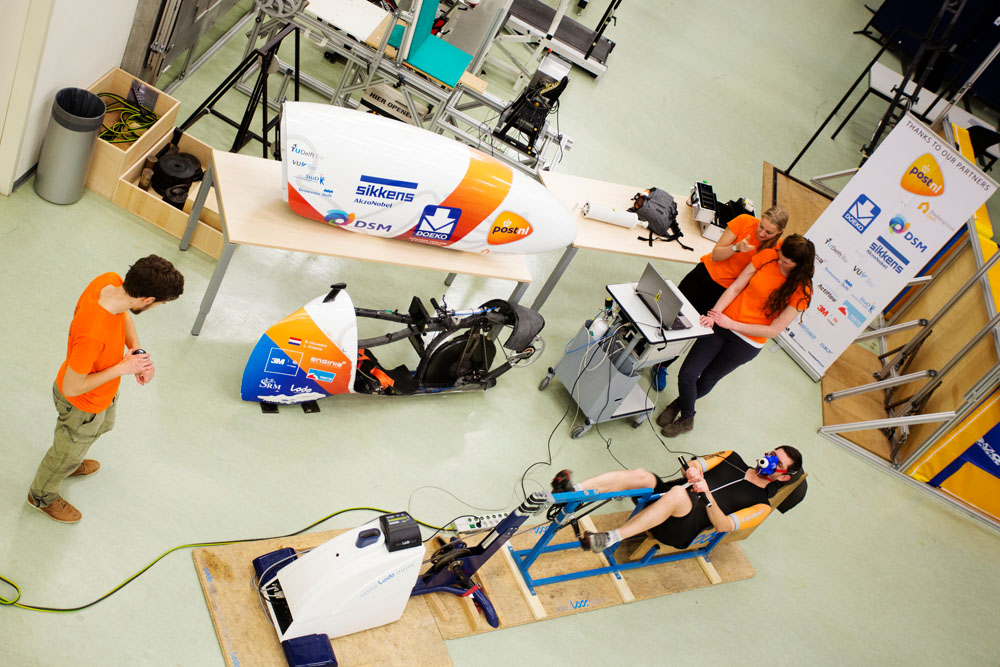 Human Power Team Delft en Amsterdam